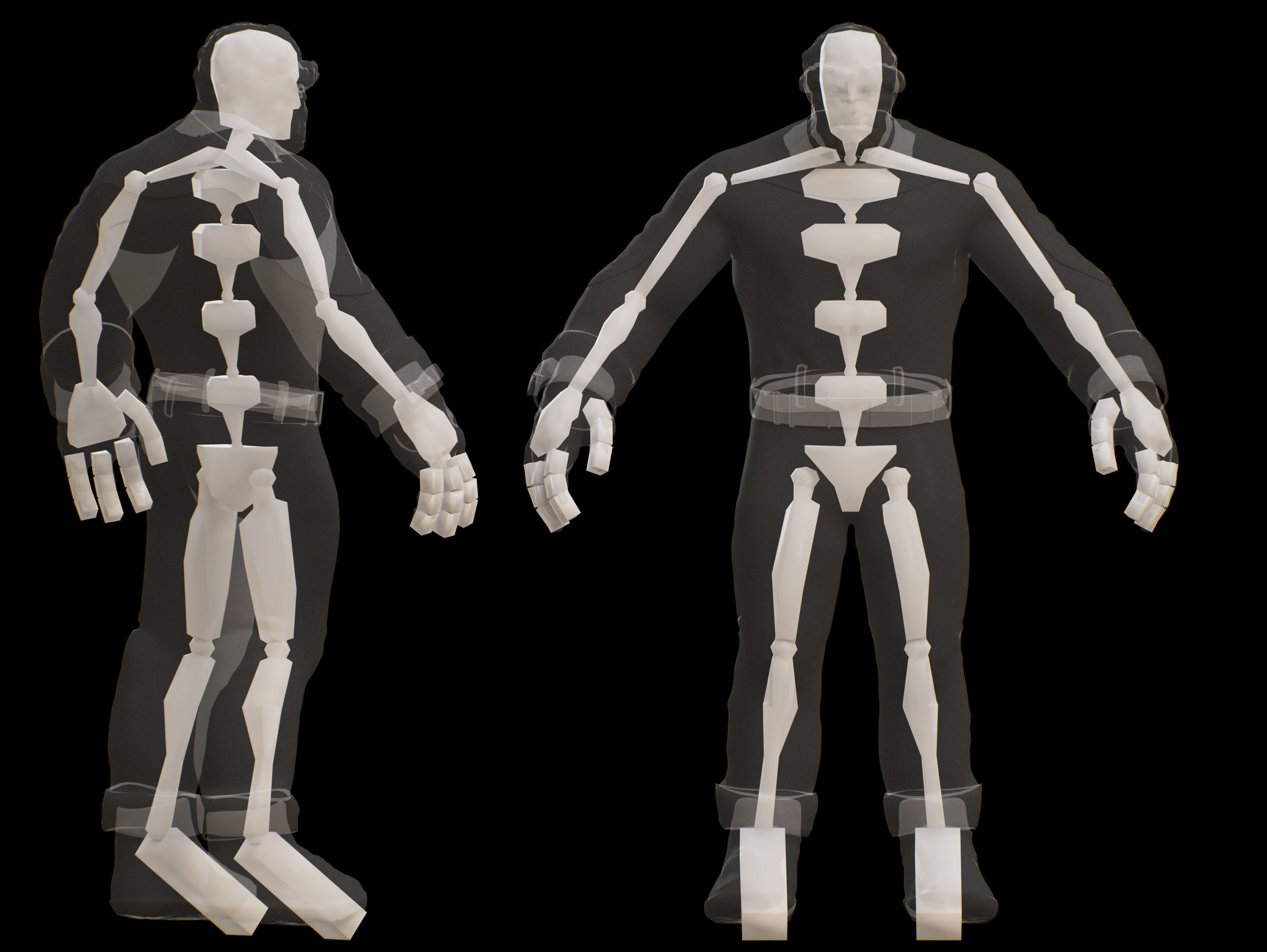 The Thing Low-poly 3D model_13