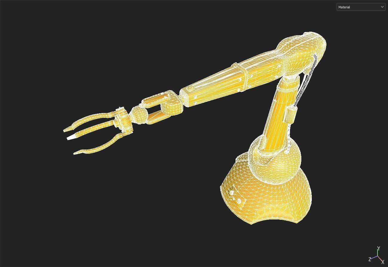 Robotic Arms 3D model_5