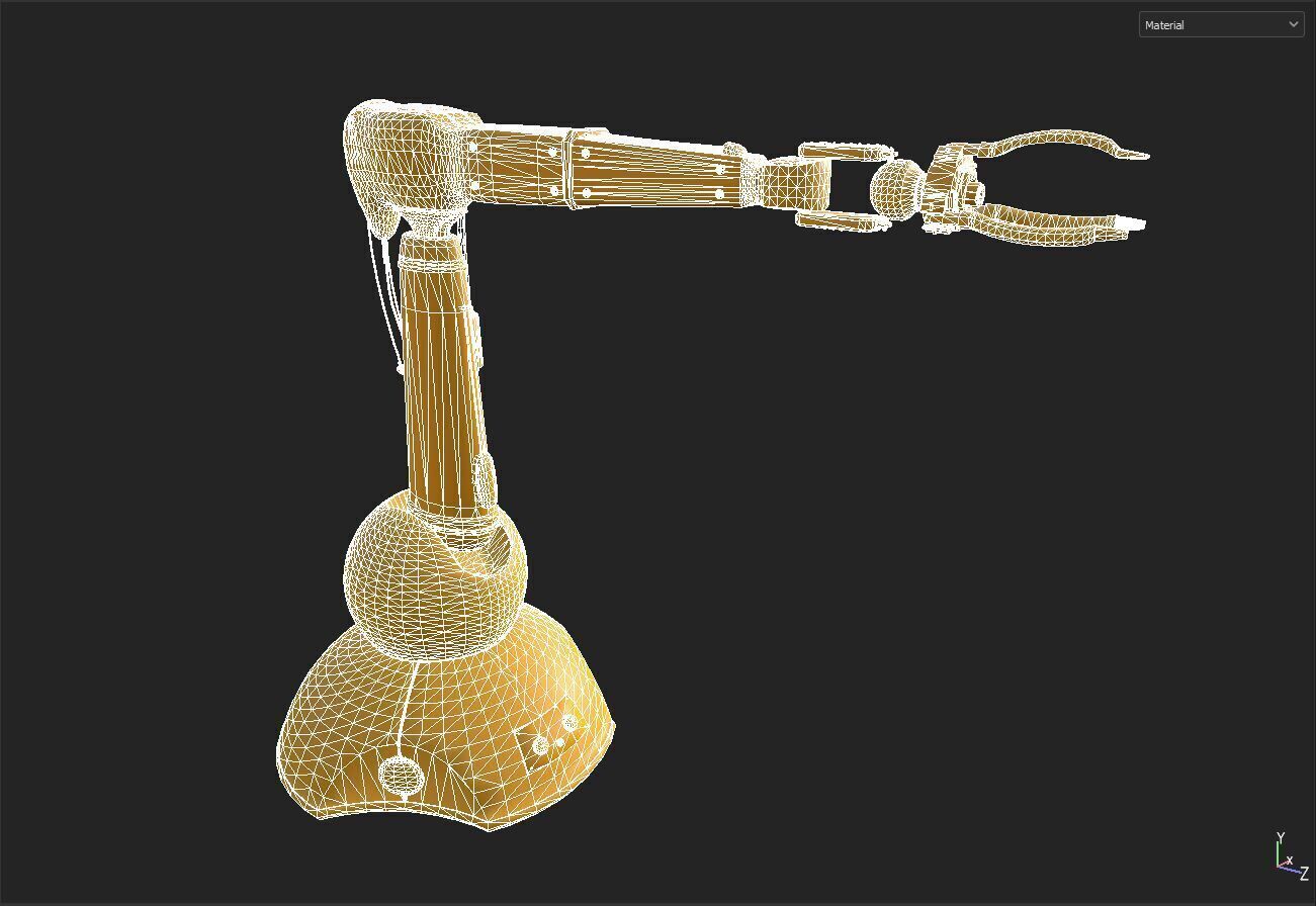 Robotic Arms 3D model_8