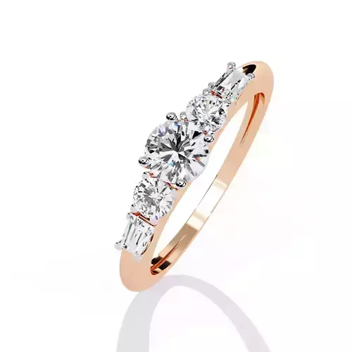 Solitaire Diamond Ring 360 animation renders 3dm stl details