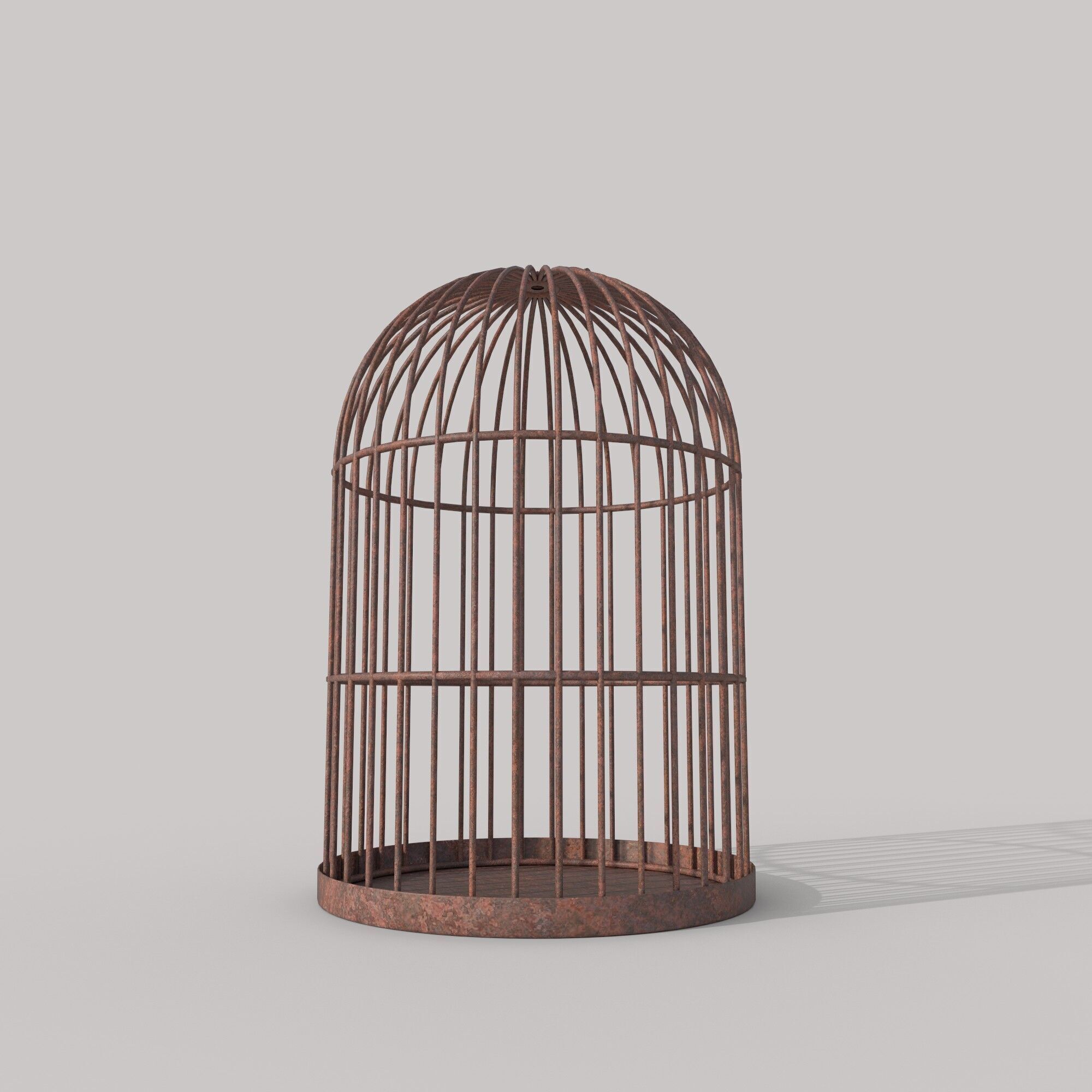 Round Rat Cage 3D model_2
