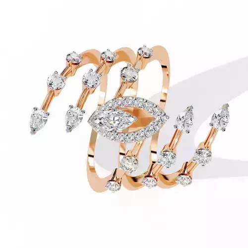 Solitaire Diamond Ring 360 animation renders 3dm stl details