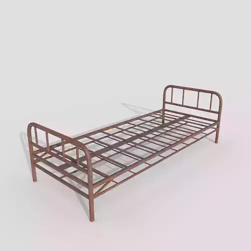 rusty bed frame