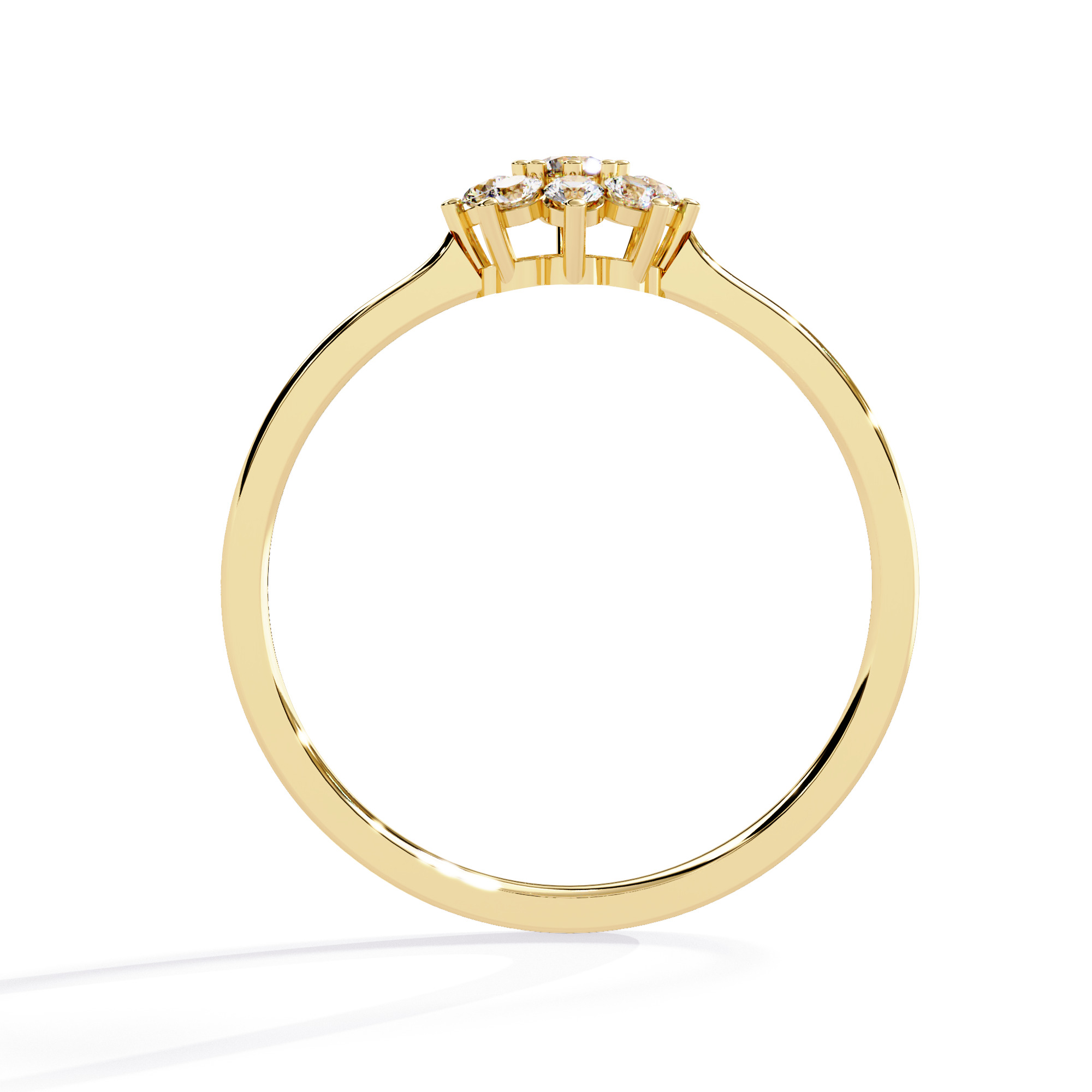 Solitaire Diamond Ring 360 animation renders 3dm stl details 3D print model_13