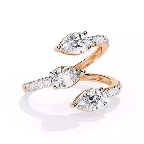Solitaire Diamond Ring 360 animation renders 3dm stl details