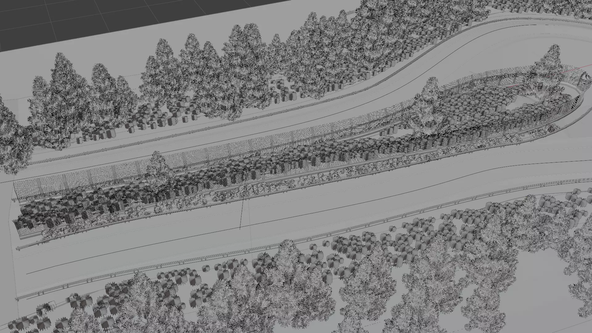 Race track Nurburgring  Low-poly 3D model_23