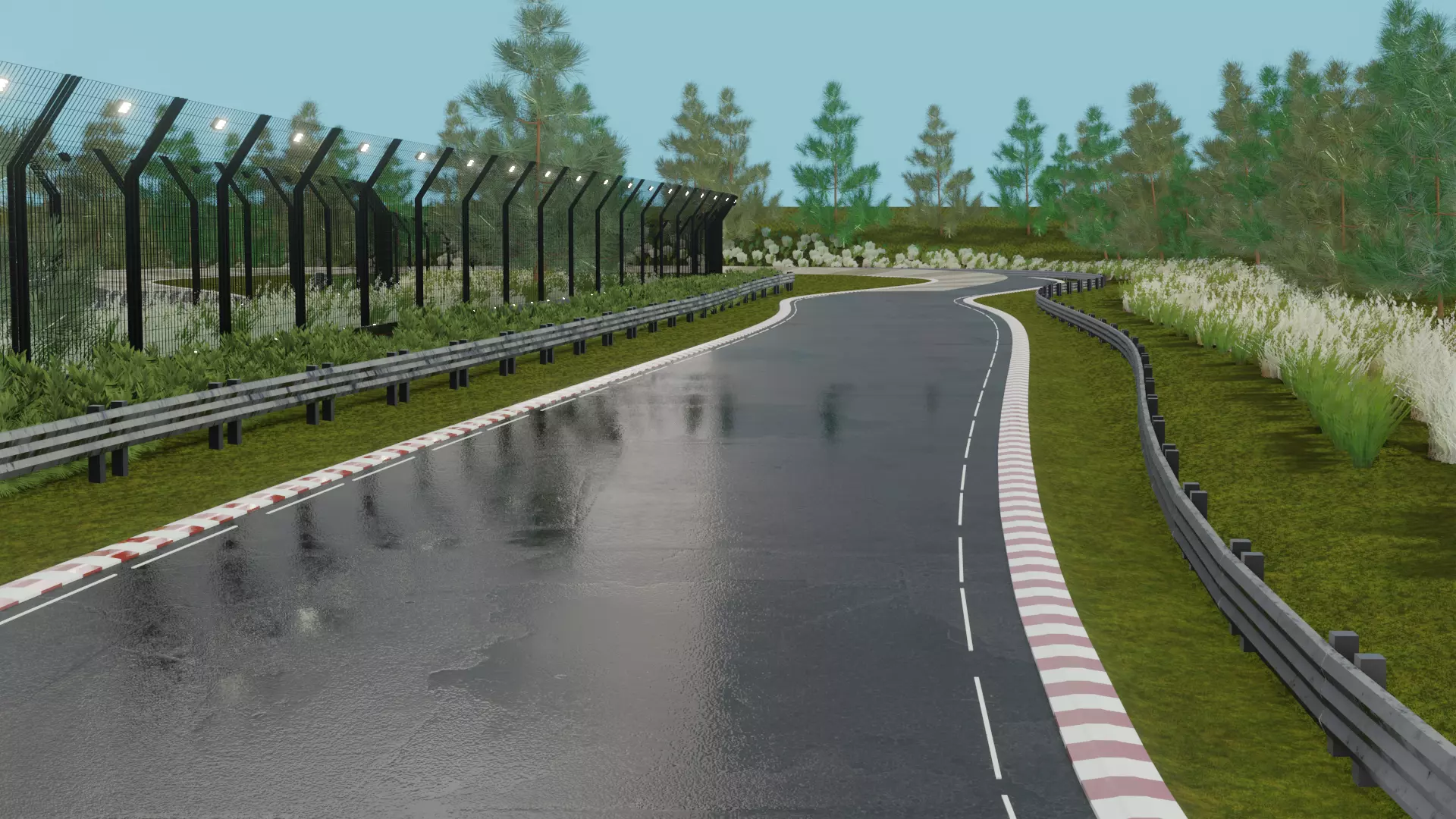 Race track Nurburgring  Low-poly 3D model_21