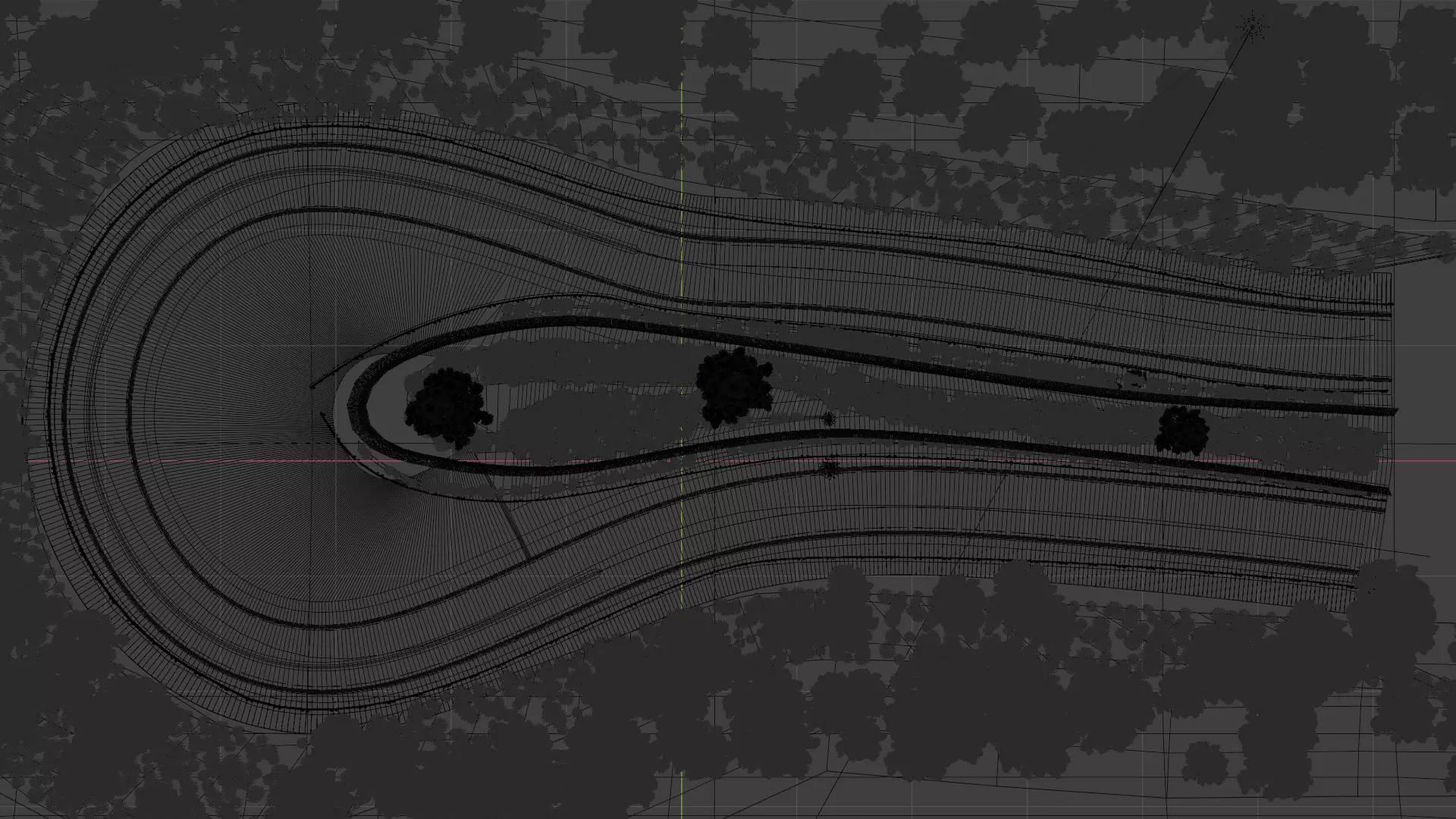 Race track Nurburgring  Low-poly 3D model_17