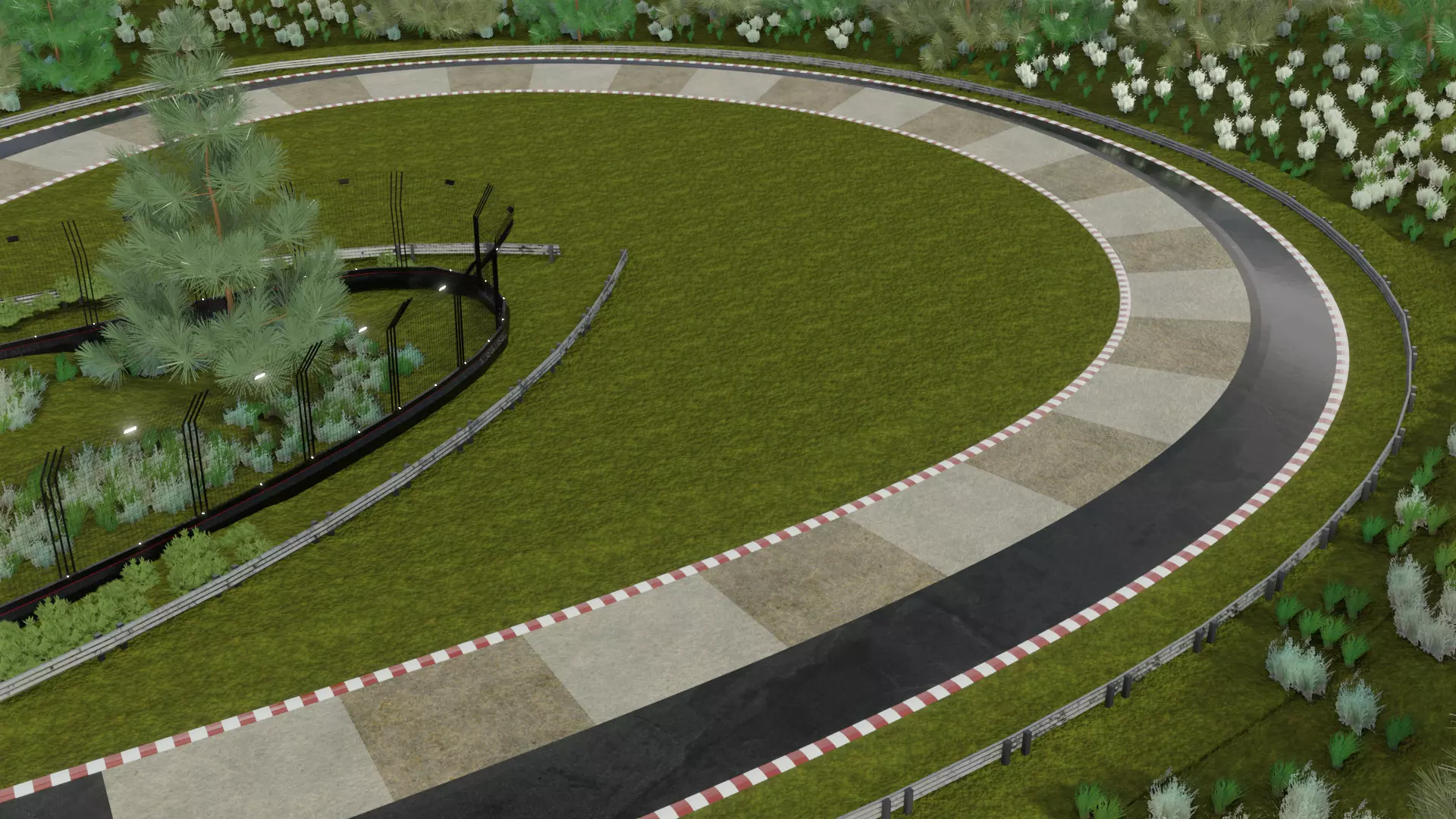 Race track Nurburgring  Low-poly 3D model_10
