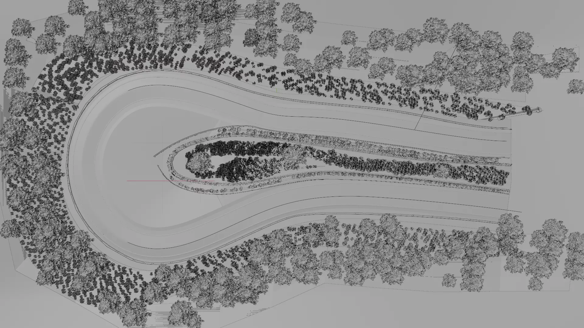 Race track Nurburgring  Low-poly 3D model_15