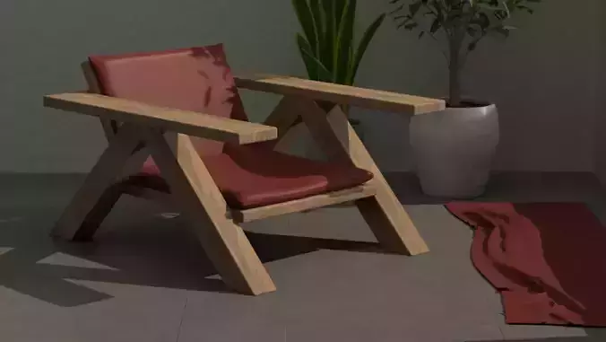  modern chair - wooden chair