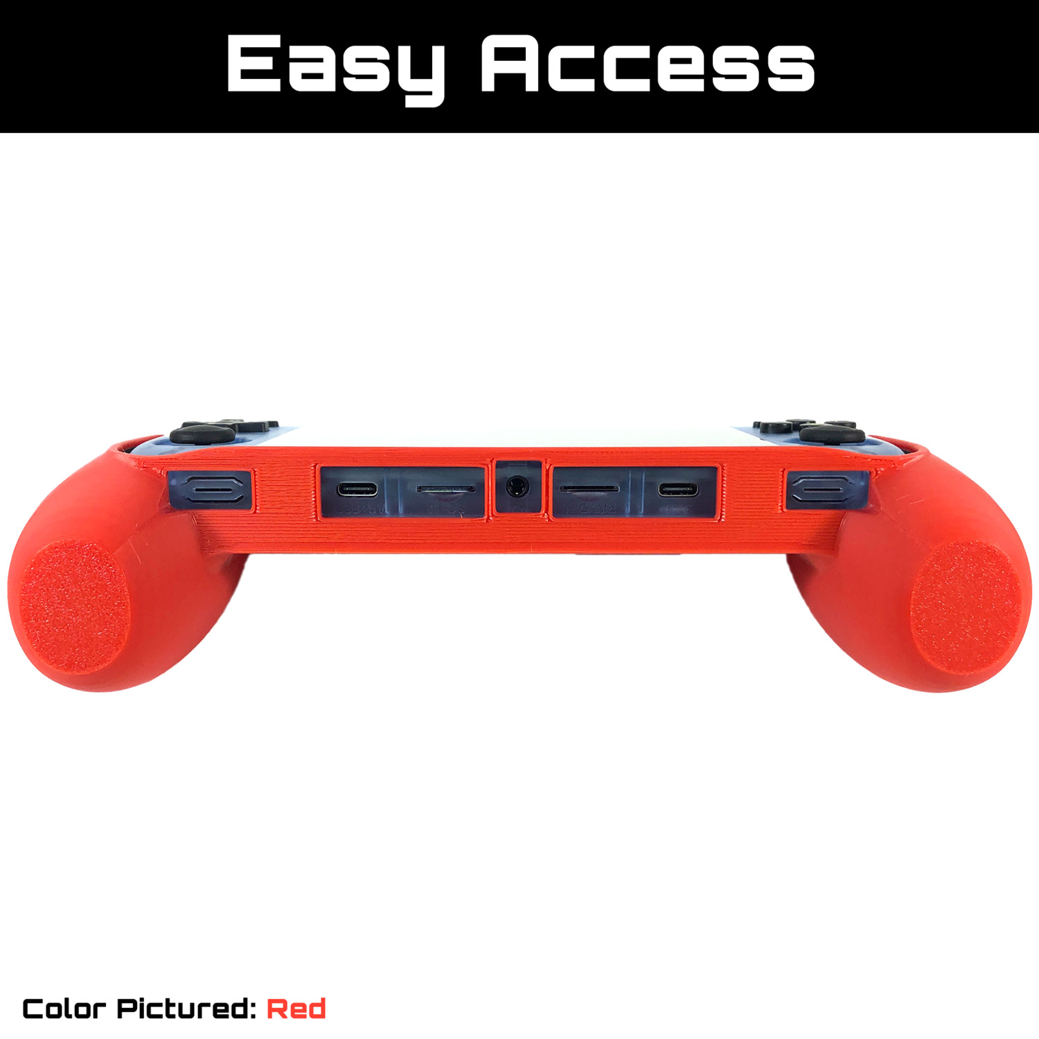 Powkiddy RGB10MAX3 Comfort Grip Case and Screen Guard 3D print model_8