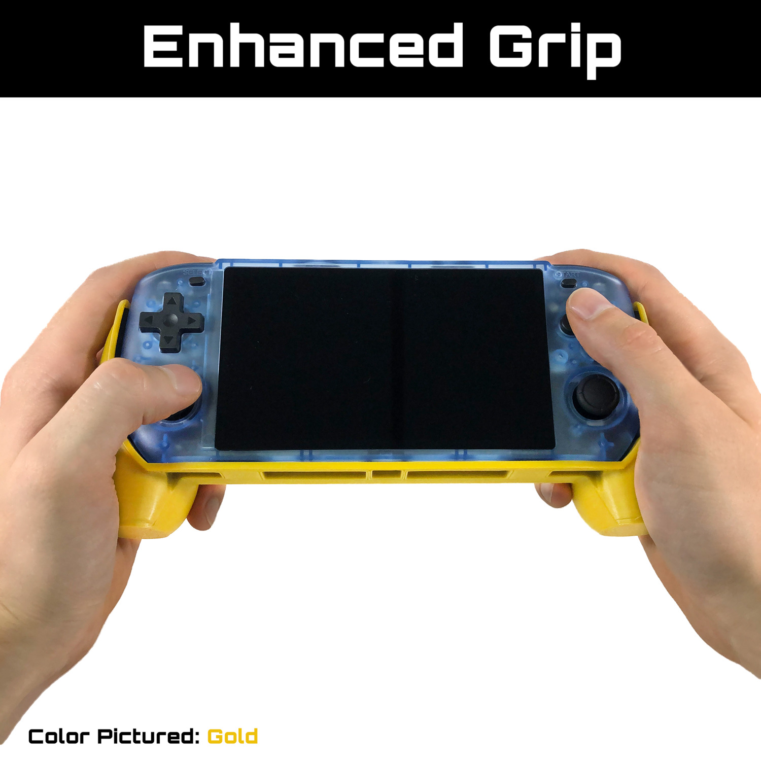 Powkiddy RGB10MAX3 Comfort Grip Case and Screen Guard 3D print model_7