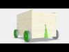 FLISAT Toy storage with wheels Low-poly 3D model_1