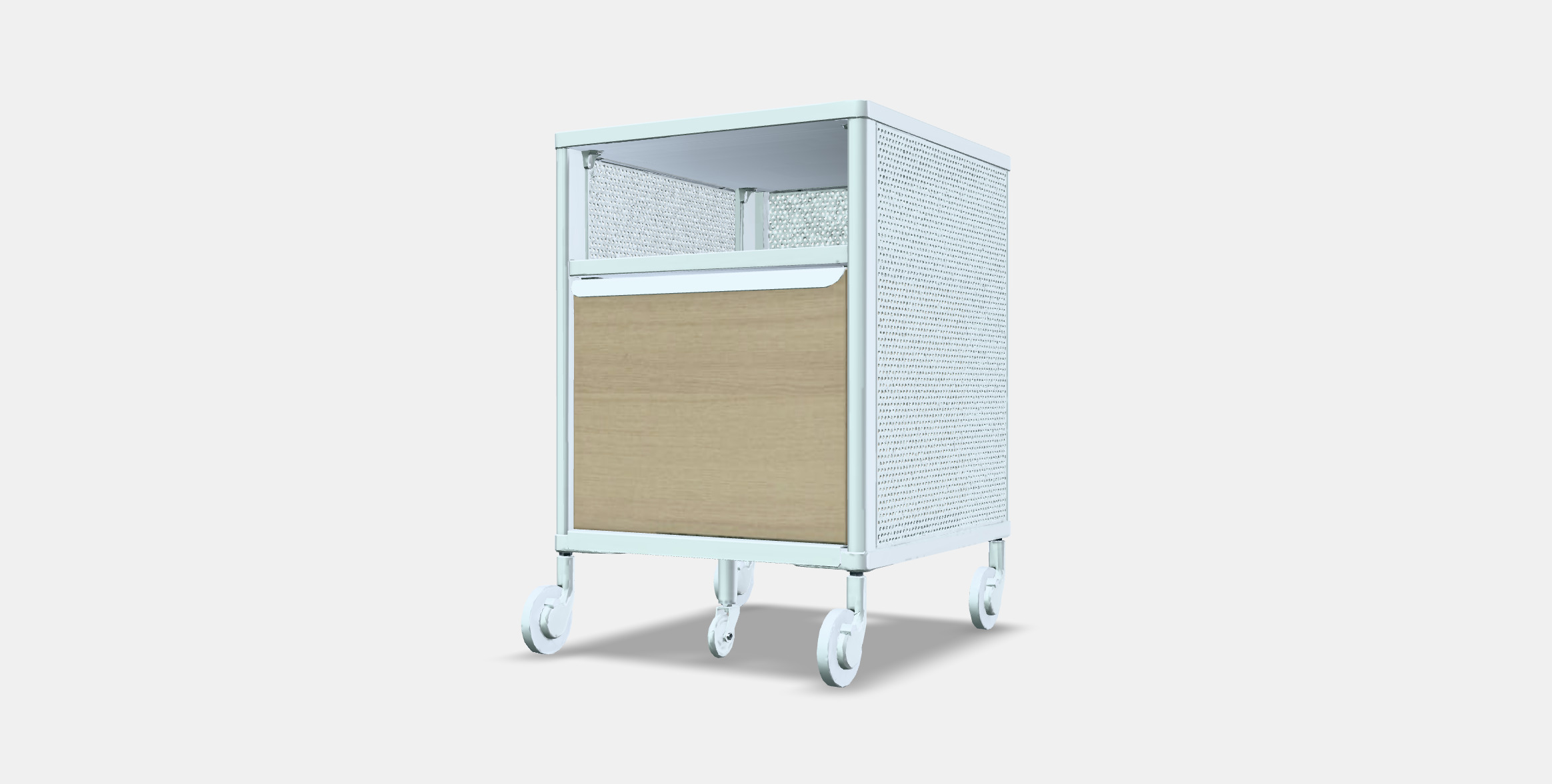 BEKANT Storage unit on castors 3D model_13