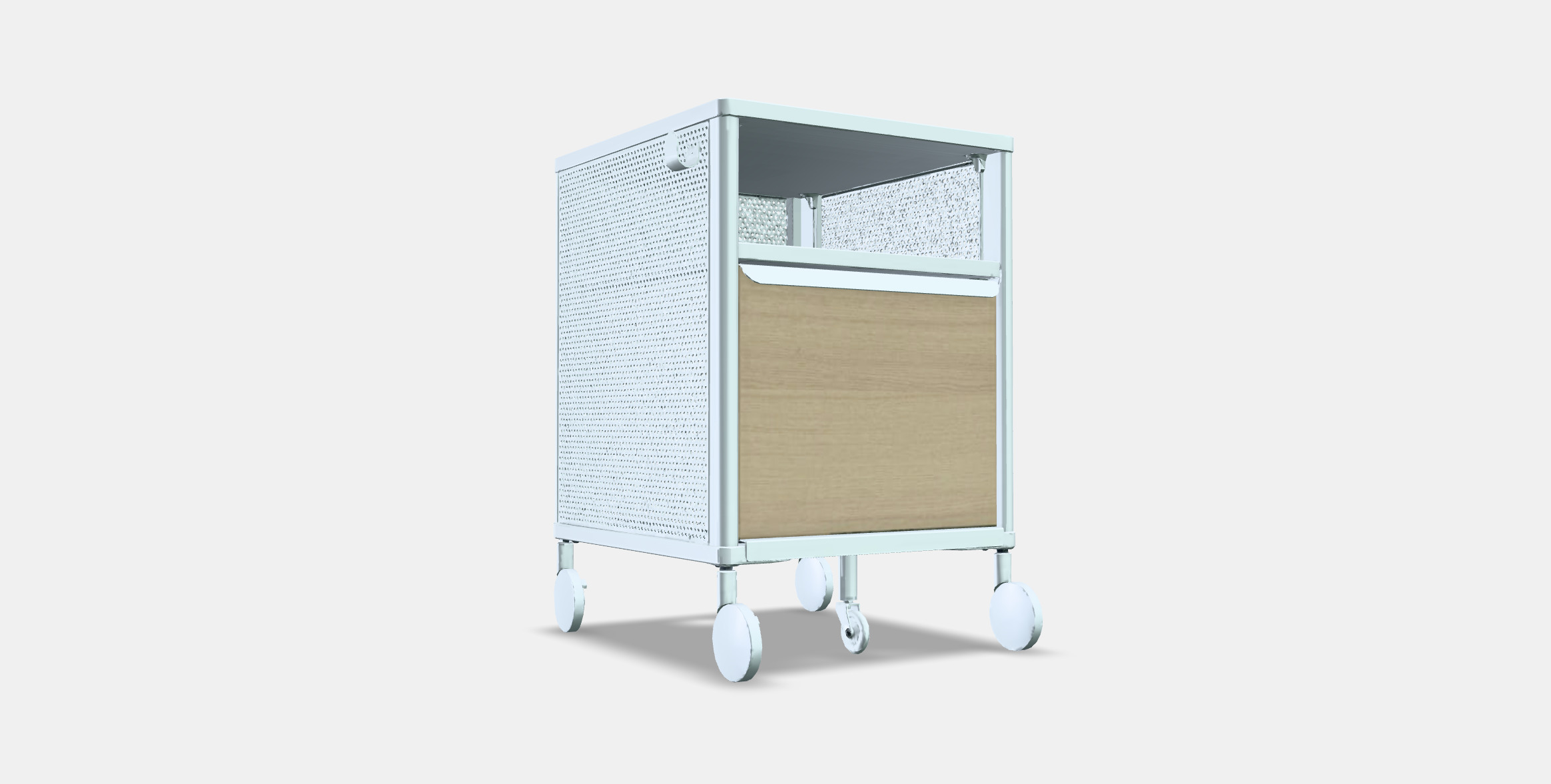 BEKANT Storage unit on castors 3D model_2