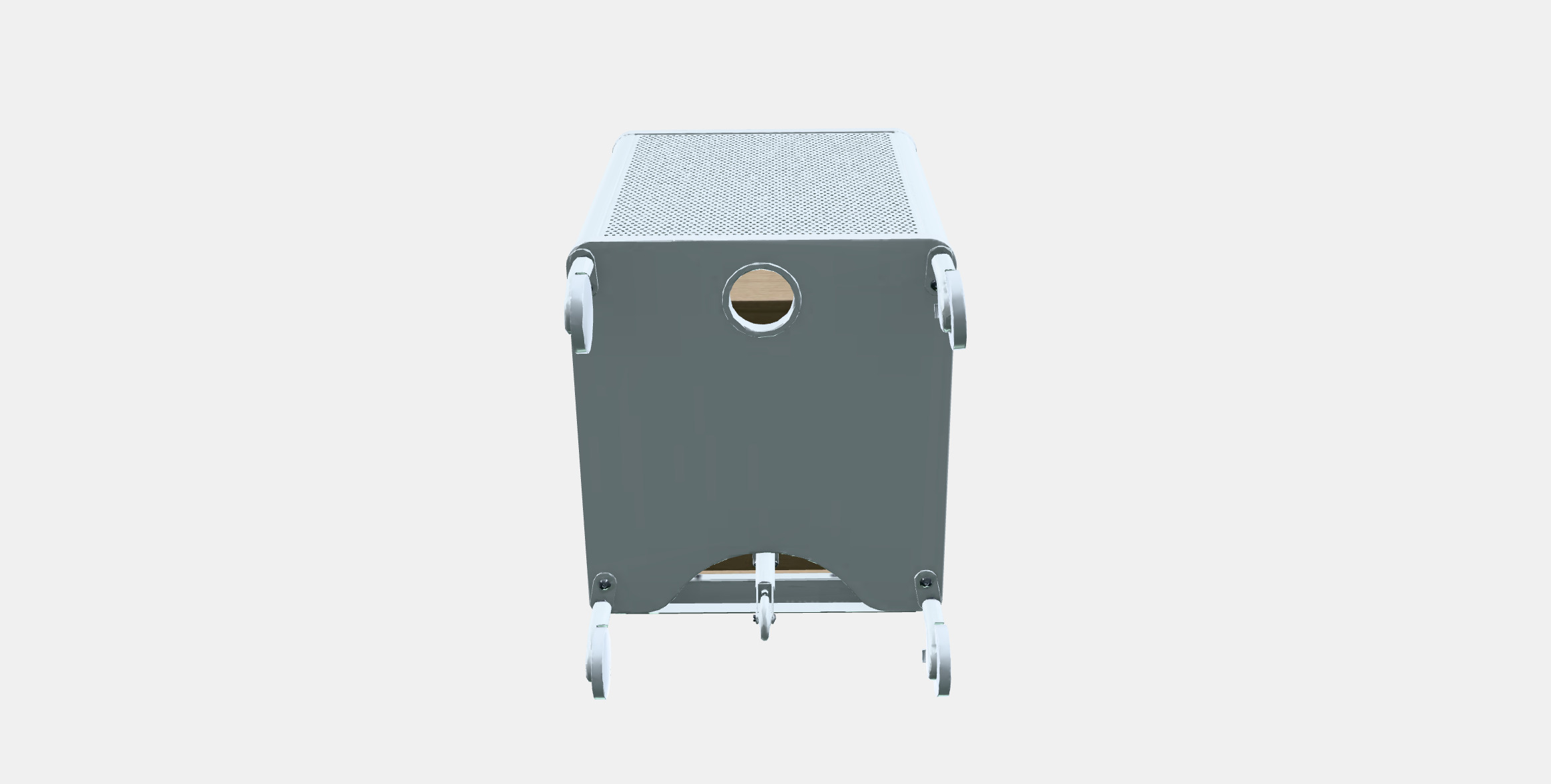BEKANT Storage unit on castors 3D model_4
