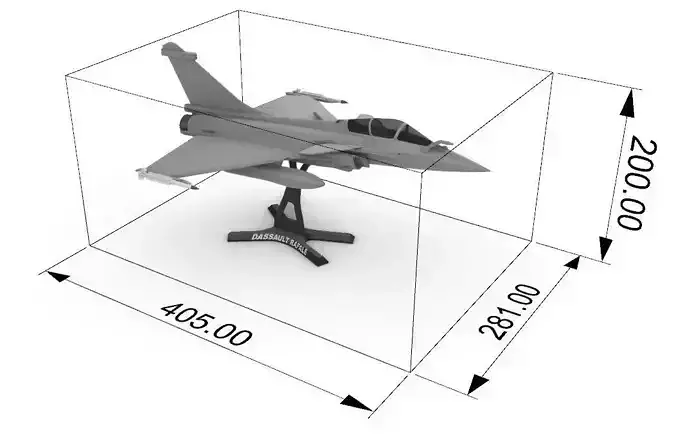 Dassault Rafale 3D print model
