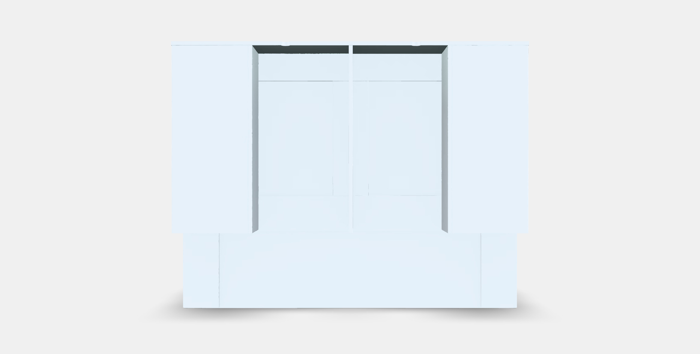 BRIMNES Bed frame w storage and headboard 3 3D model_15