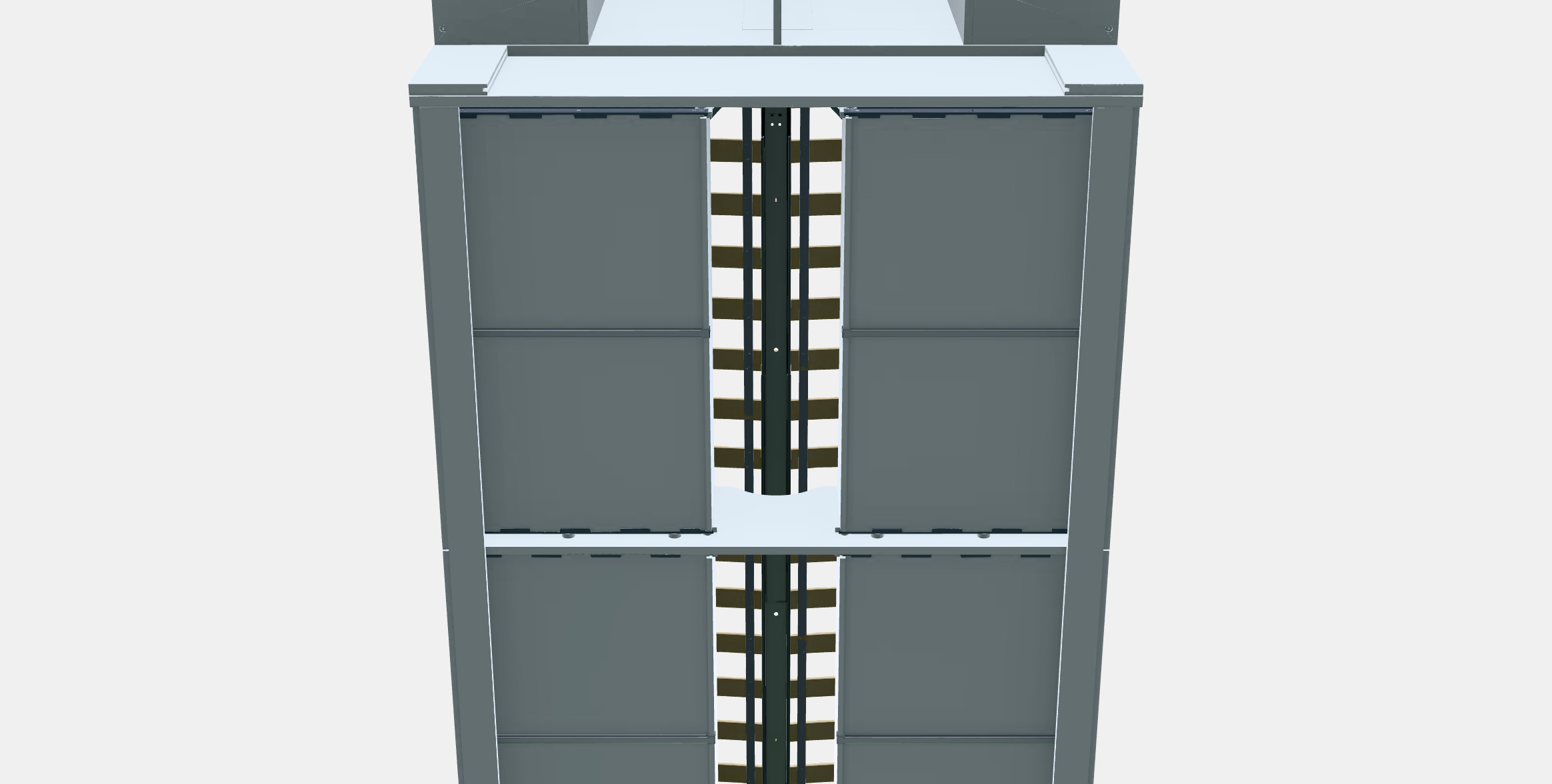 BRIMNES Bed frame w storage and headboard 3 3D model_8