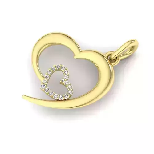 Heart Pendant Stl file