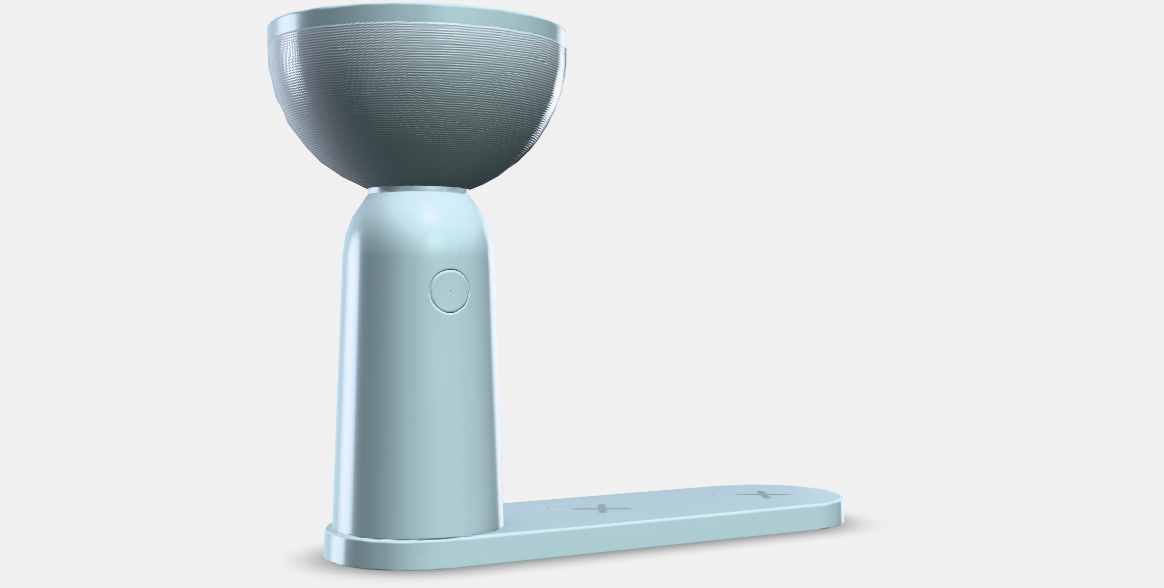 BETTORP LED mobile lamp w wireless charging Low-poly 3D model_10