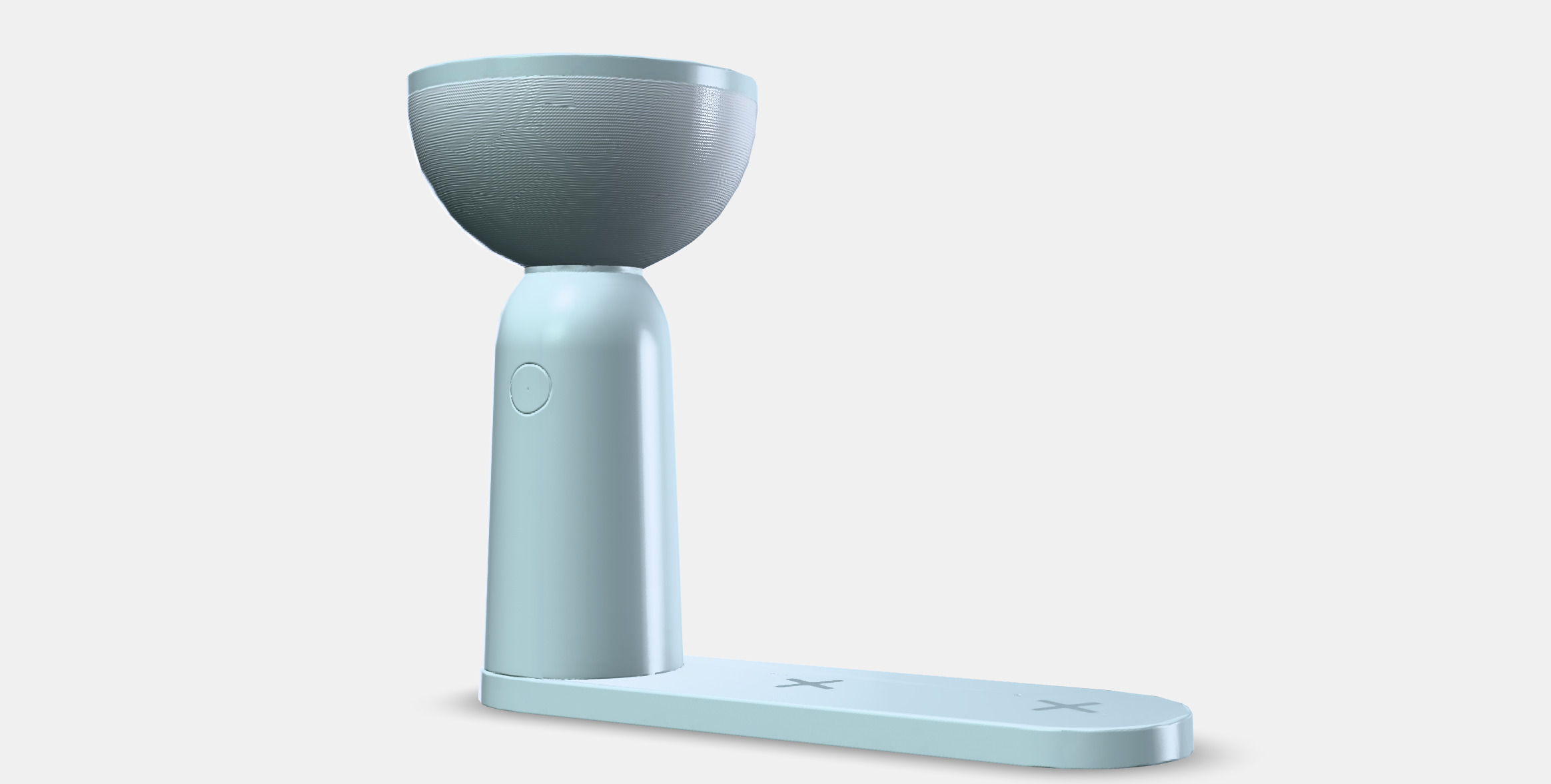 BETTORP LED mobile lamp w wireless charging Low-poly 3D model_13