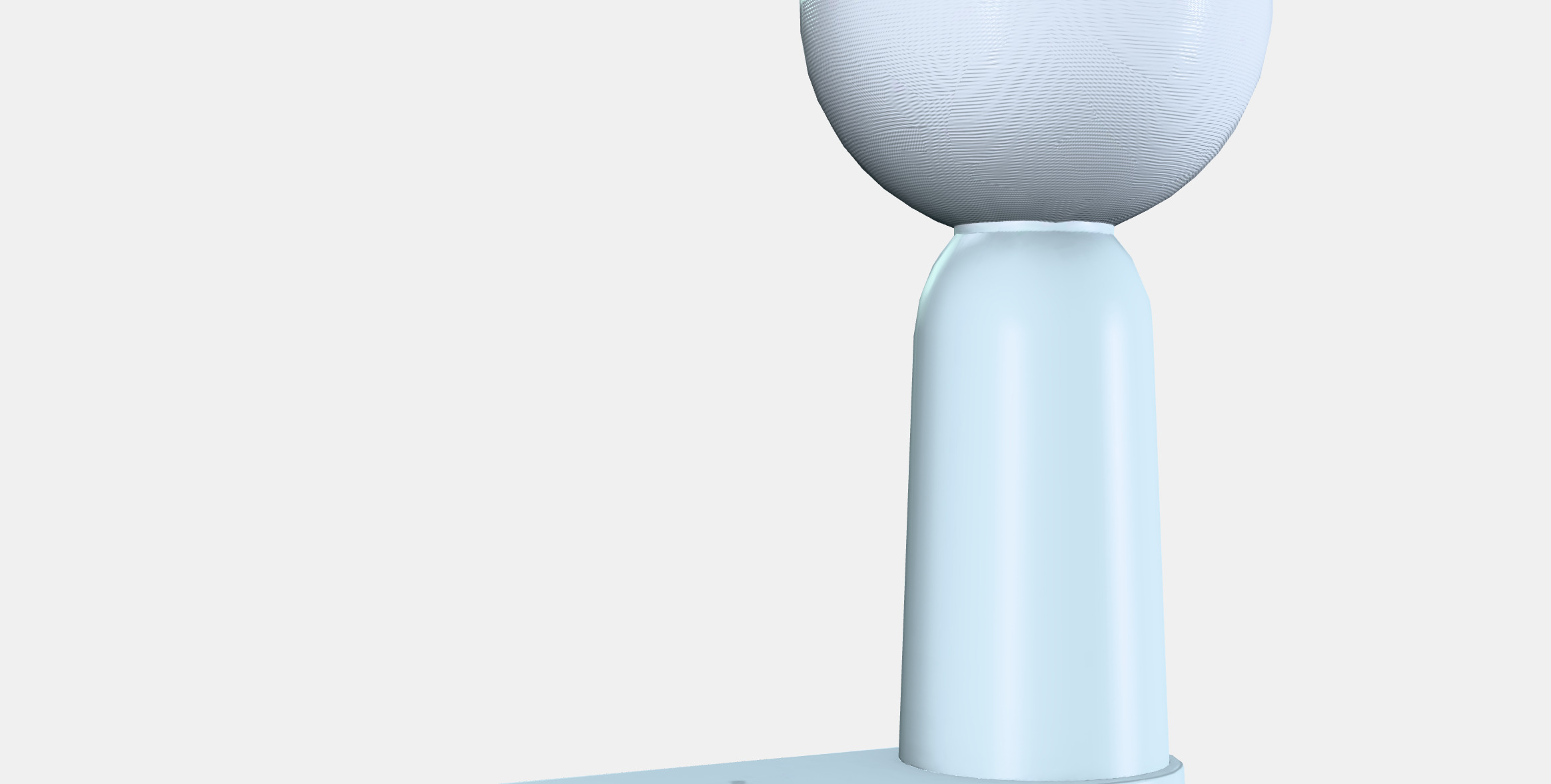 BETTORP LED mobile lamp w wireless charging Low-poly 3D model_2