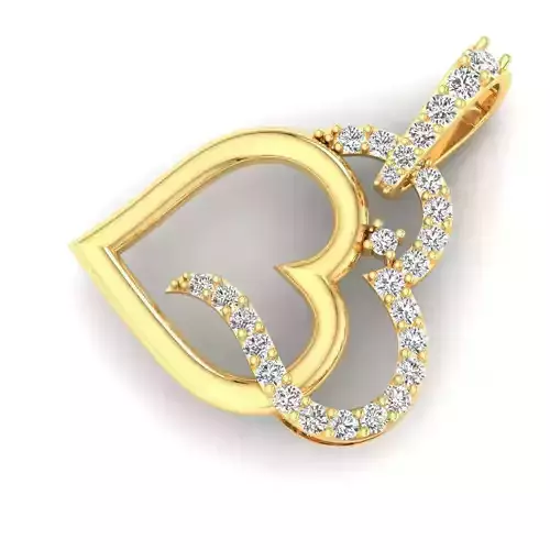 Heart Pendant Stl File 