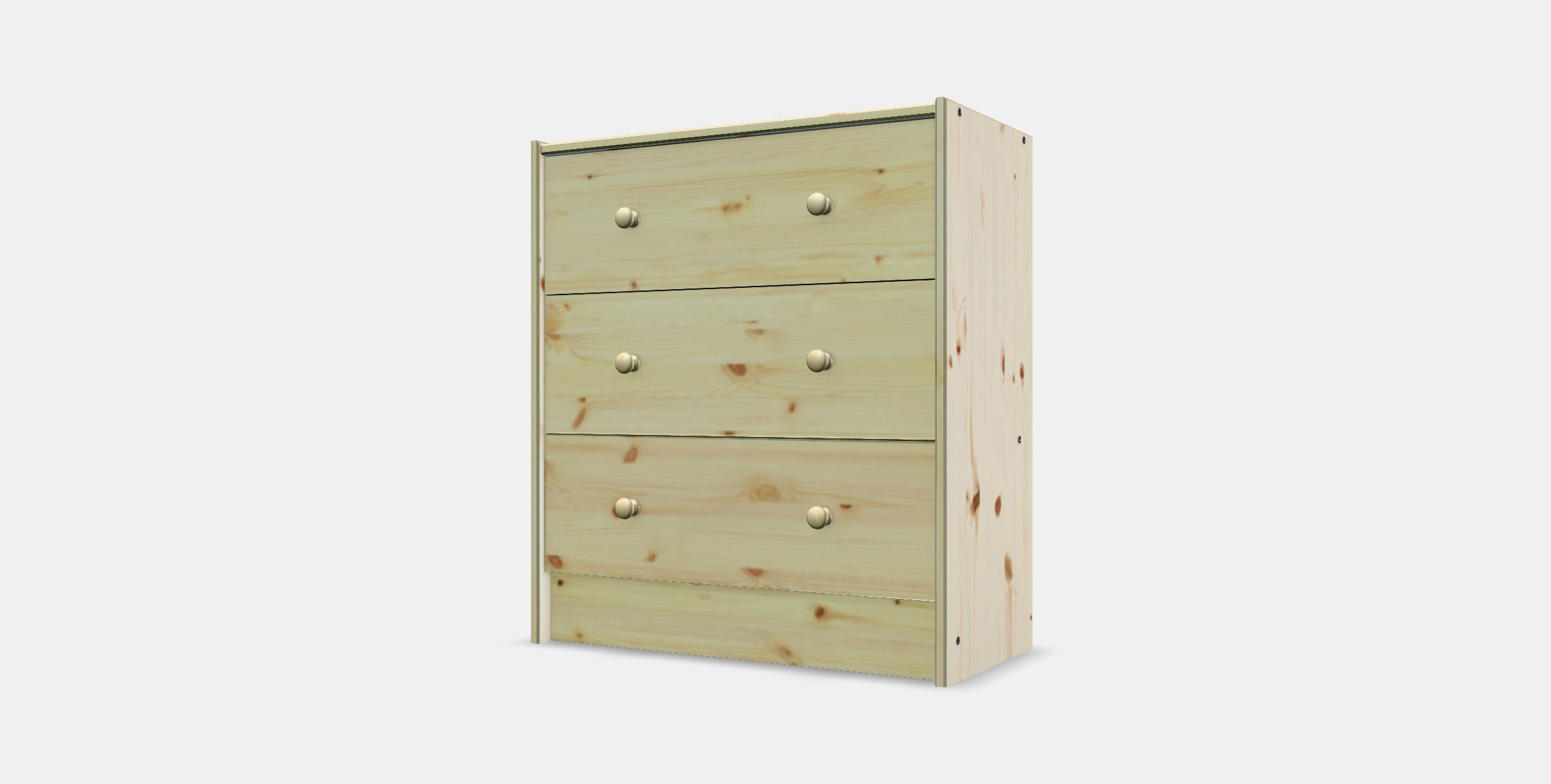 RAST Chest of 3 drawers 3D model_12