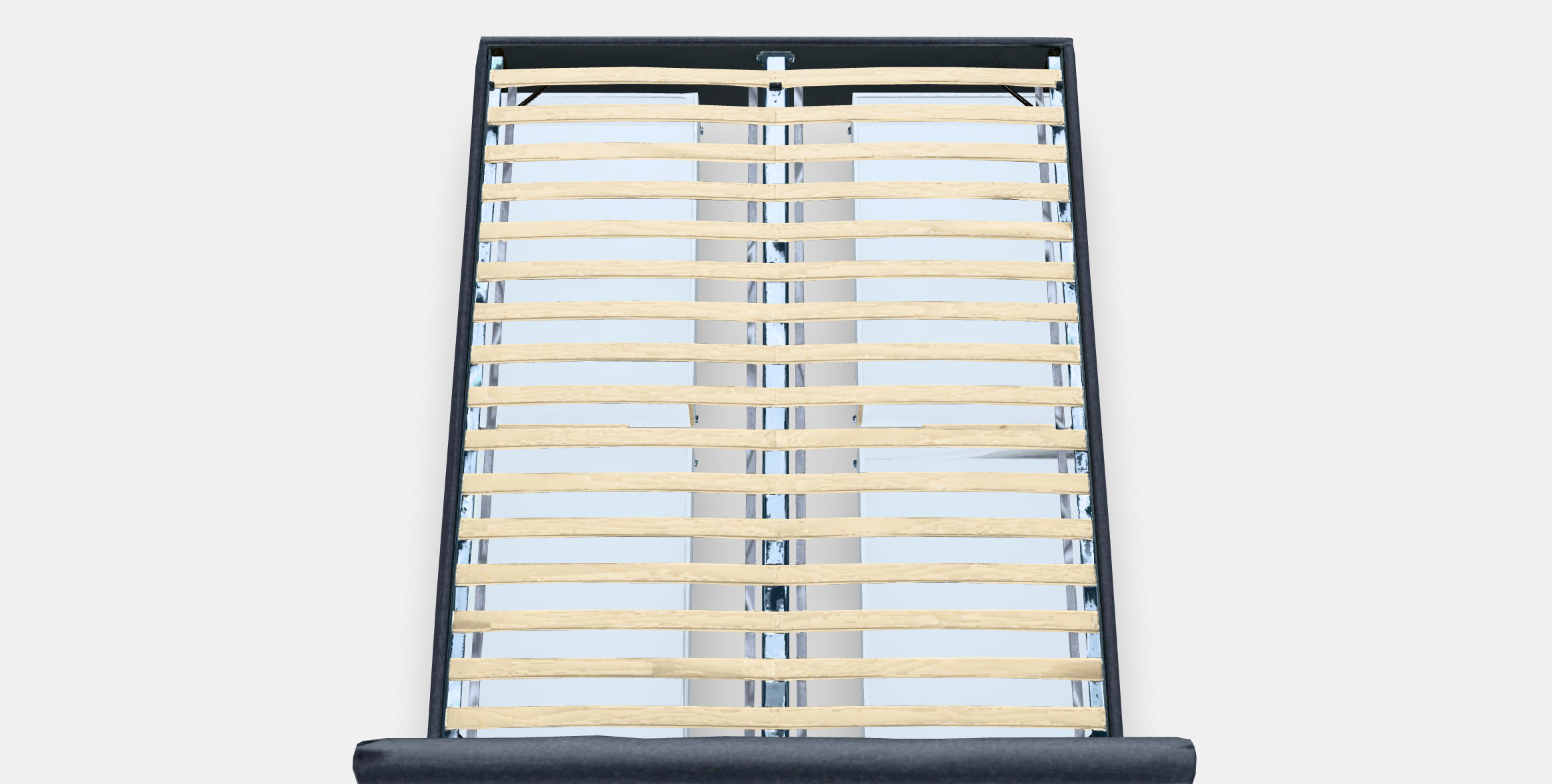 IDANAS Upholstered storage bed Low-poly 3D model_5