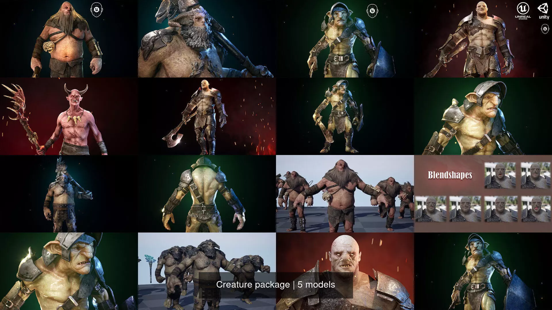 Creature package 3D Model Collection_6