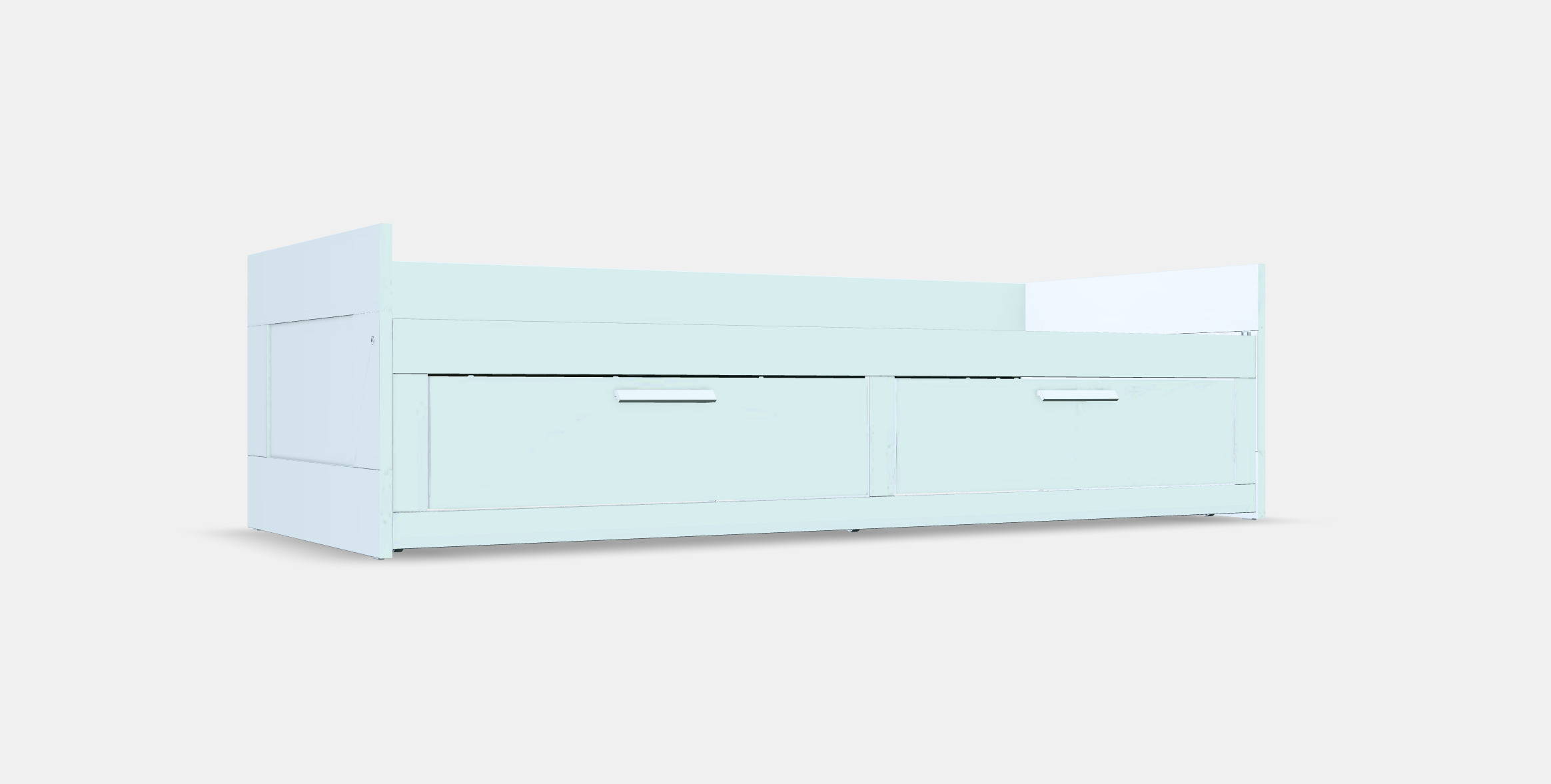 BRIMNES Day-bed frame with 2 drawers 3D model_9