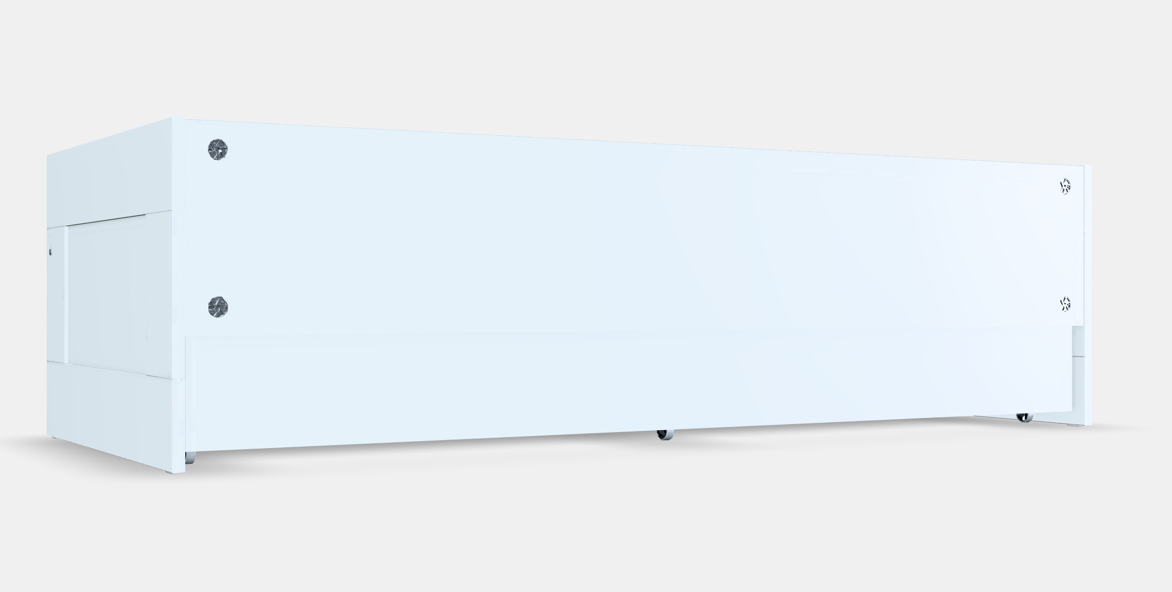 BRIMNES Day-bed frame with 2 drawers 3D model_2