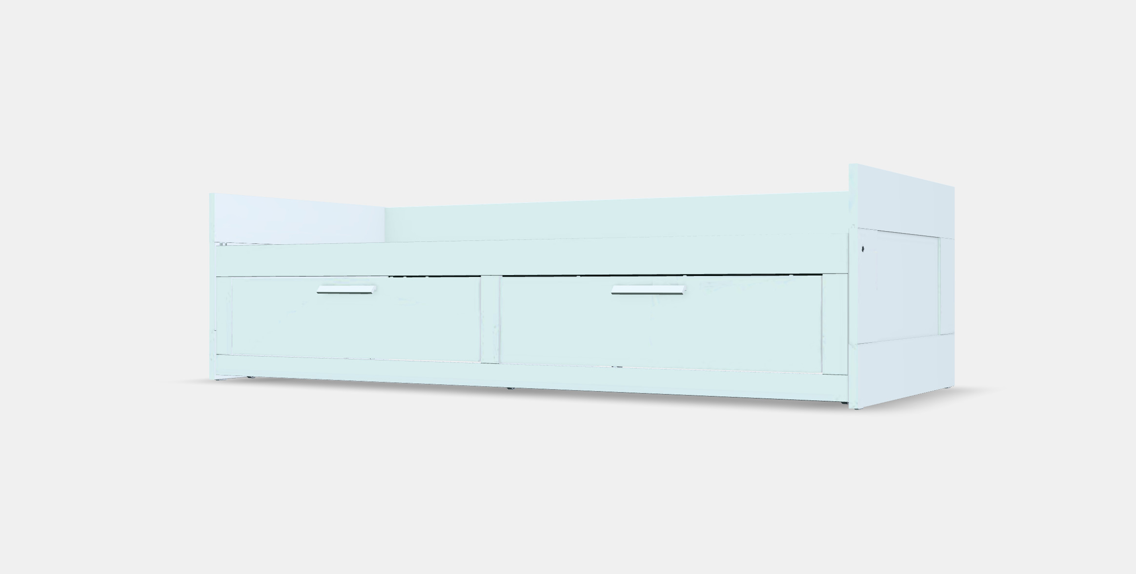 BRIMNES Day-bed frame with 2 drawers 3D model_13