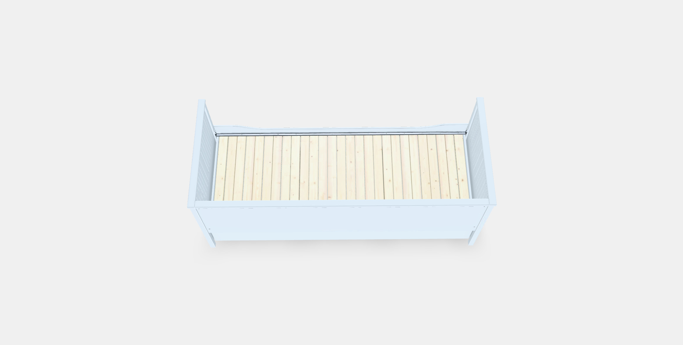 HEMNES Day-bed frame with 3 drawers 3D model_2