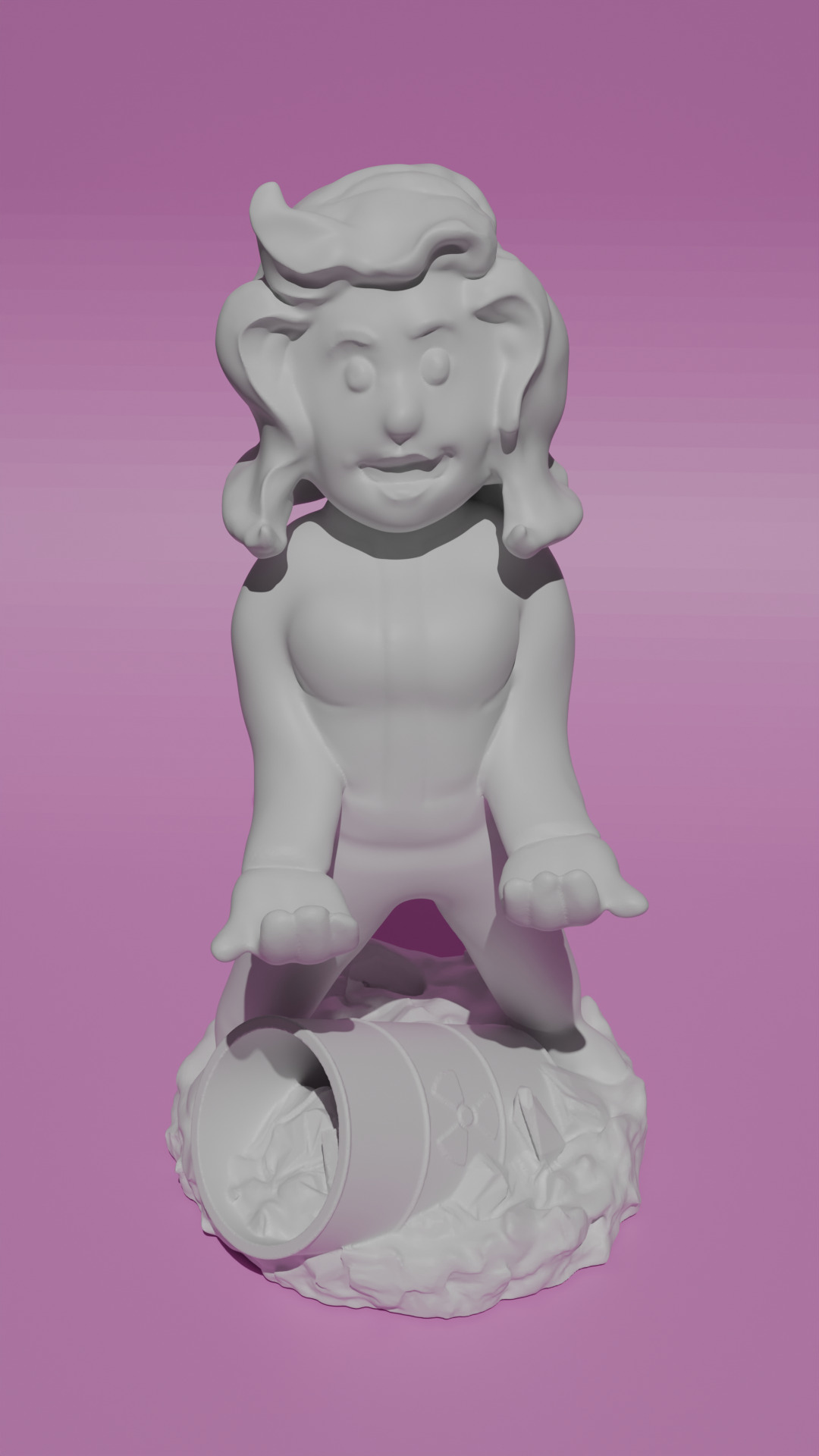 Fallout Girl Stand 3D print model_1
