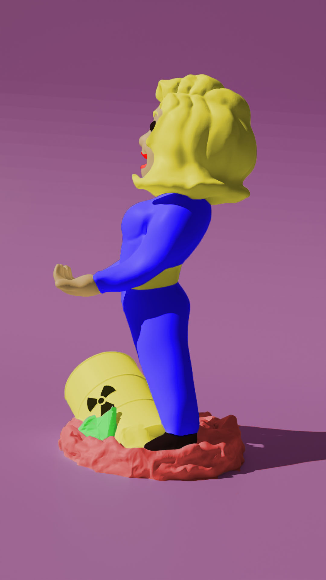 Fallout Girl Stand 3D print model_11