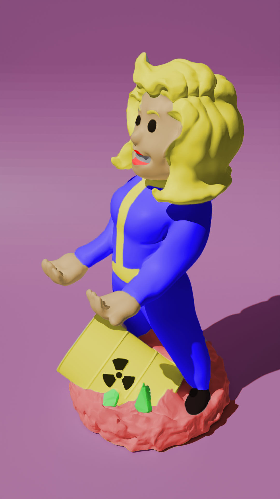 Fallout Girl Stand 3D print model_3