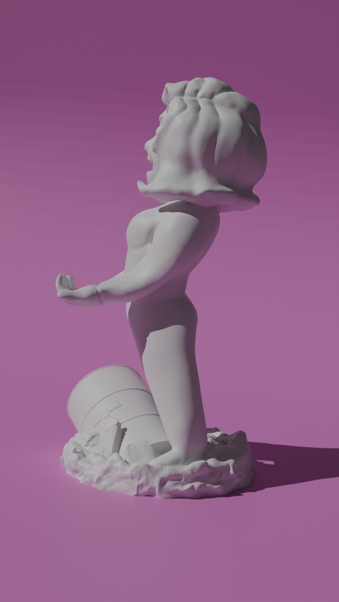 Fallout Girl Stand 3D print model_10