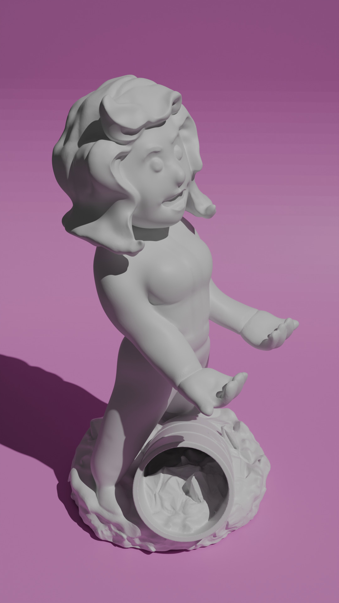 Fallout Girl Stand 3D print model_4
