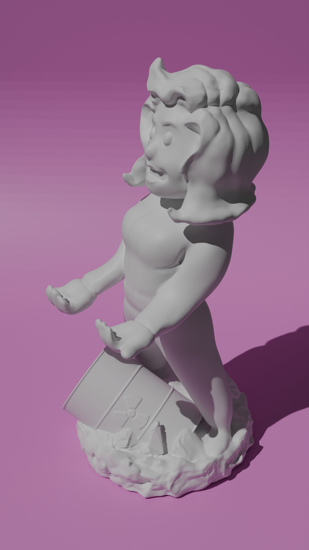 Fallout Girl Stand 3D print model_2