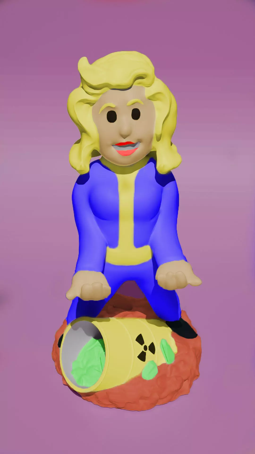 Fallout Girl Stand 3D print model_0