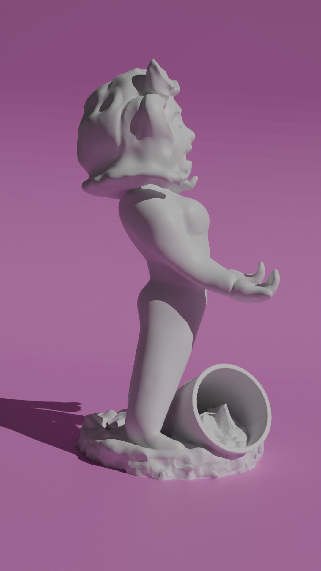 Fallout Girl Stand 3D print model_8