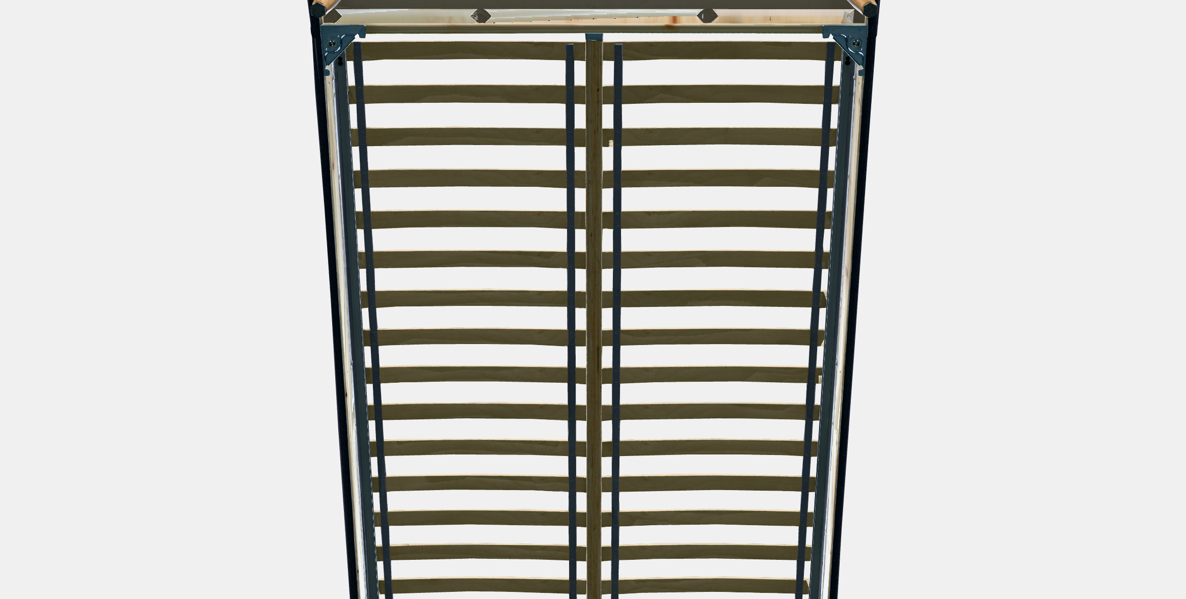 IDANAS Upholstered bed frame Low-poly 3D model_12