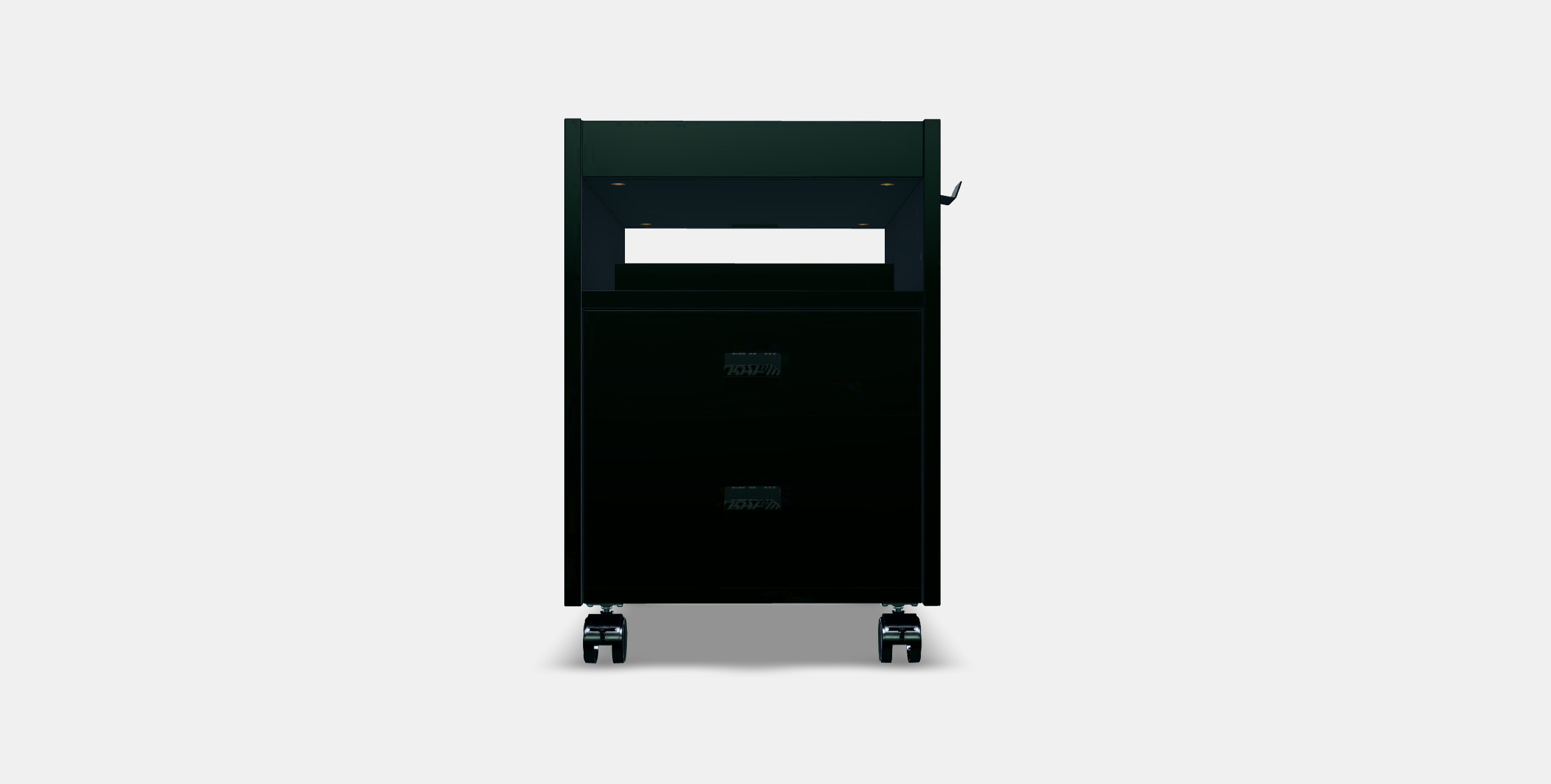 UPPSPEL drawer unit on castors 3D model_9