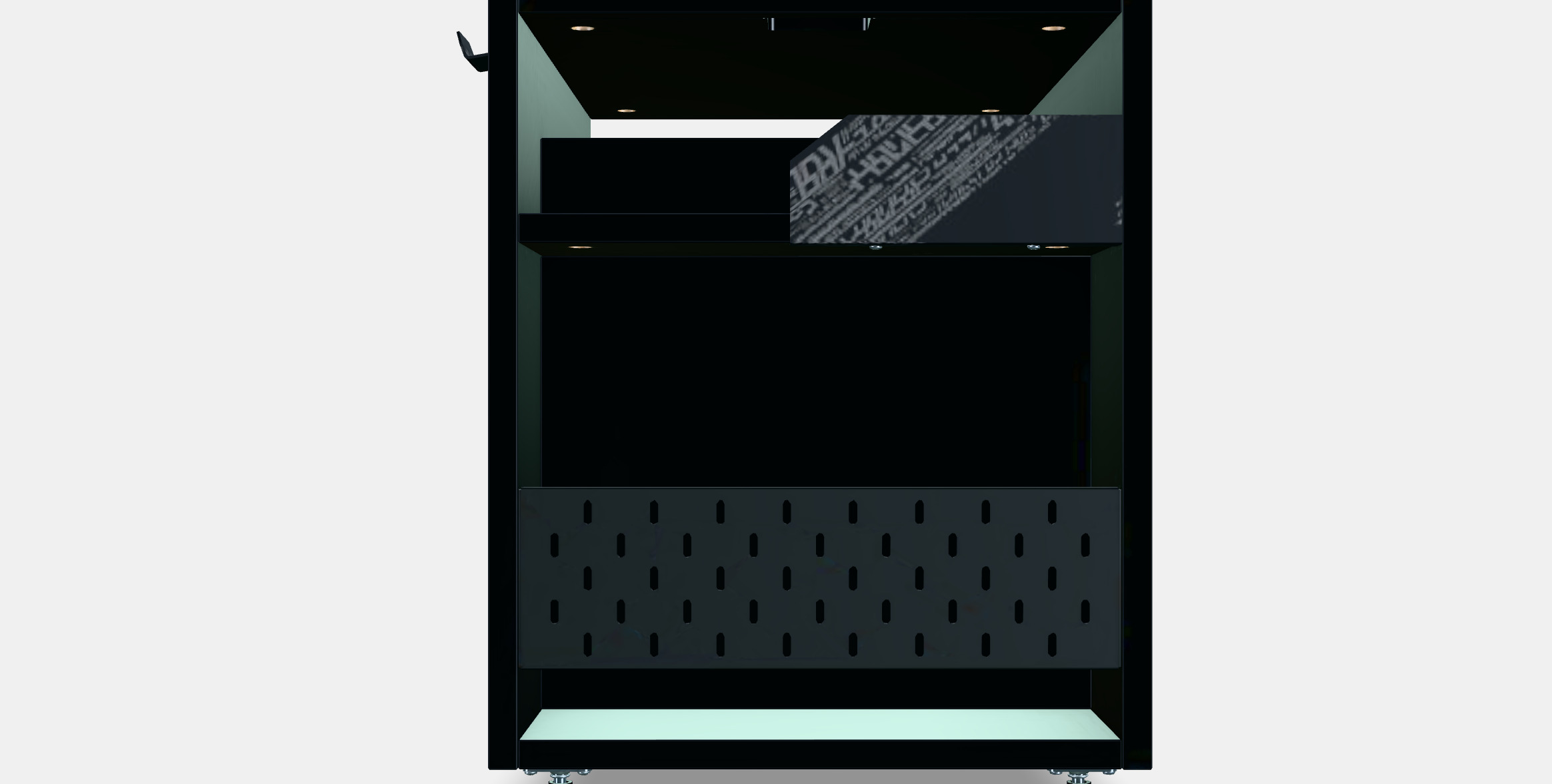 UPPSPEL drawer unit on castors 3D model_15