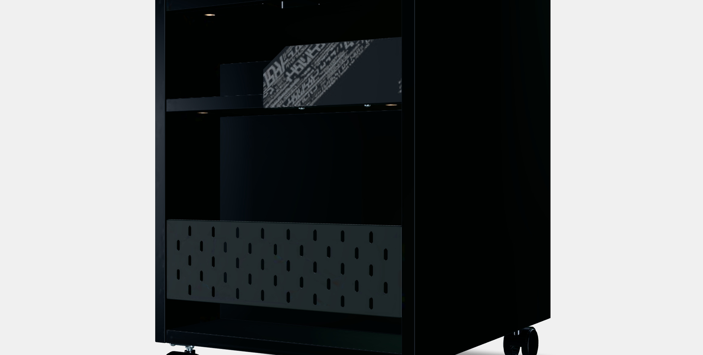 UPPSPEL drawer unit on castors 3D model_6