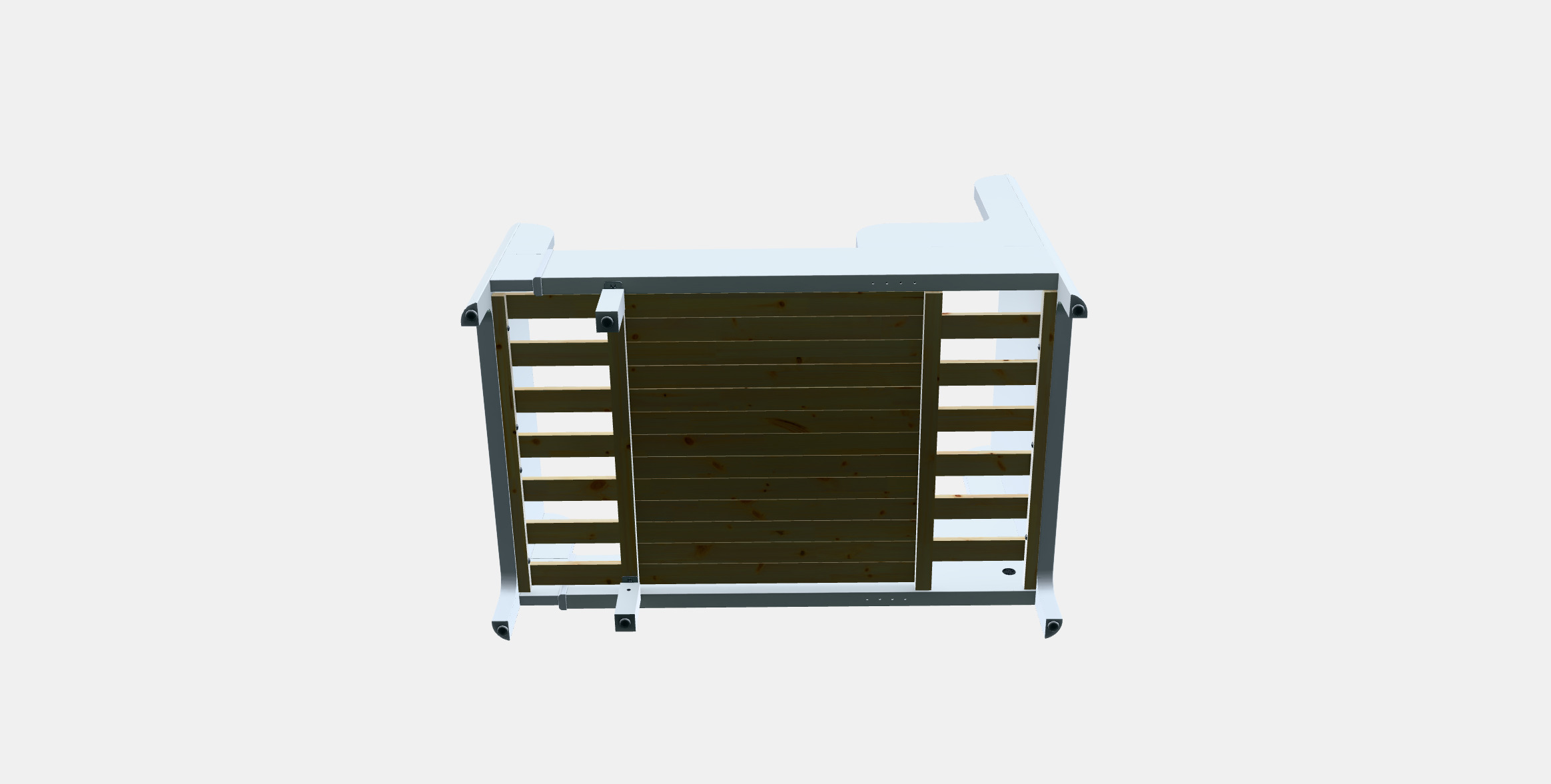 BUSUNGE Extendable bed 3D model_7
