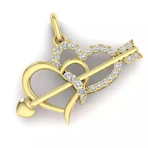 Heart Pendant stl file